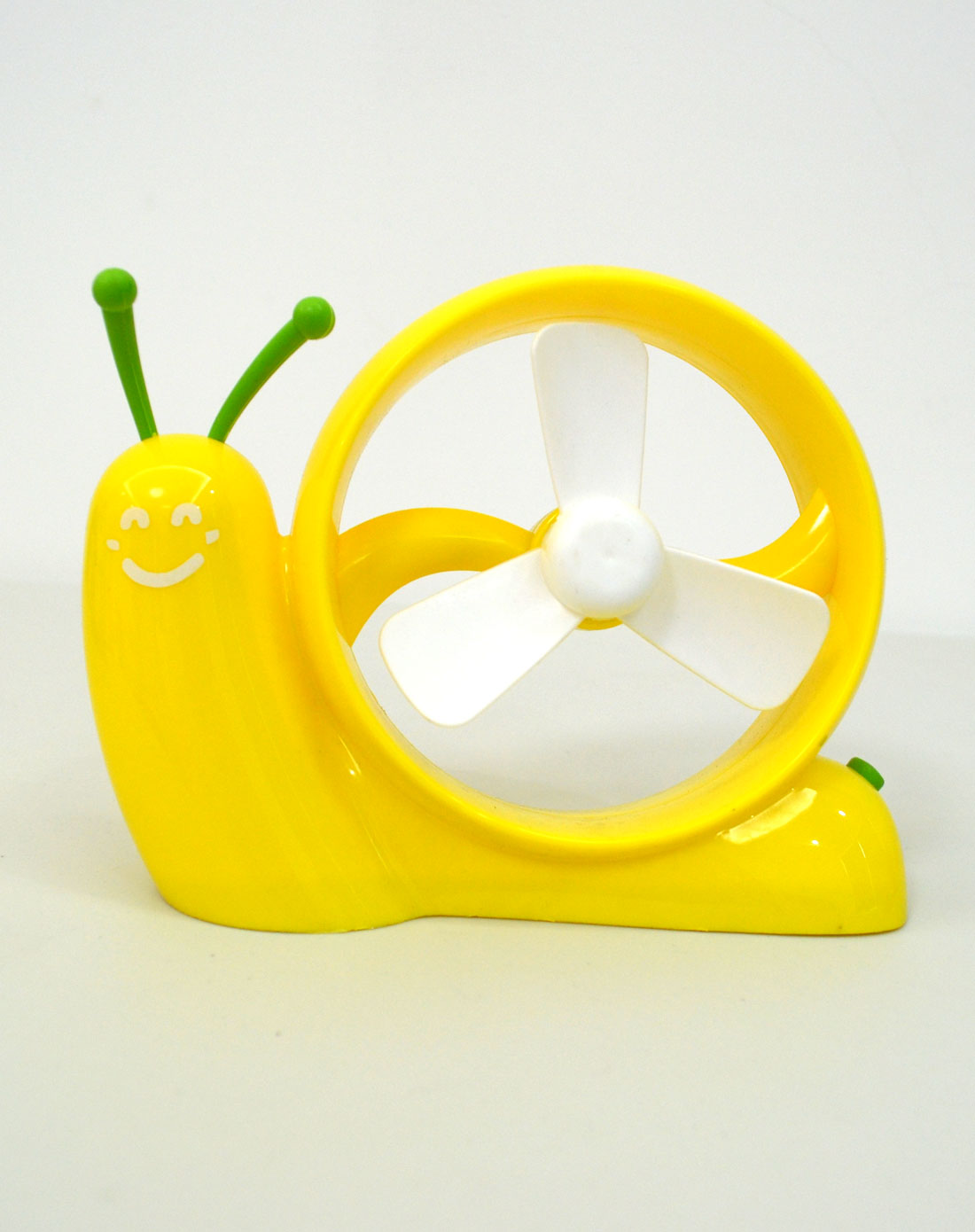 可爱蜗牛usb电池风扇(两色可选)