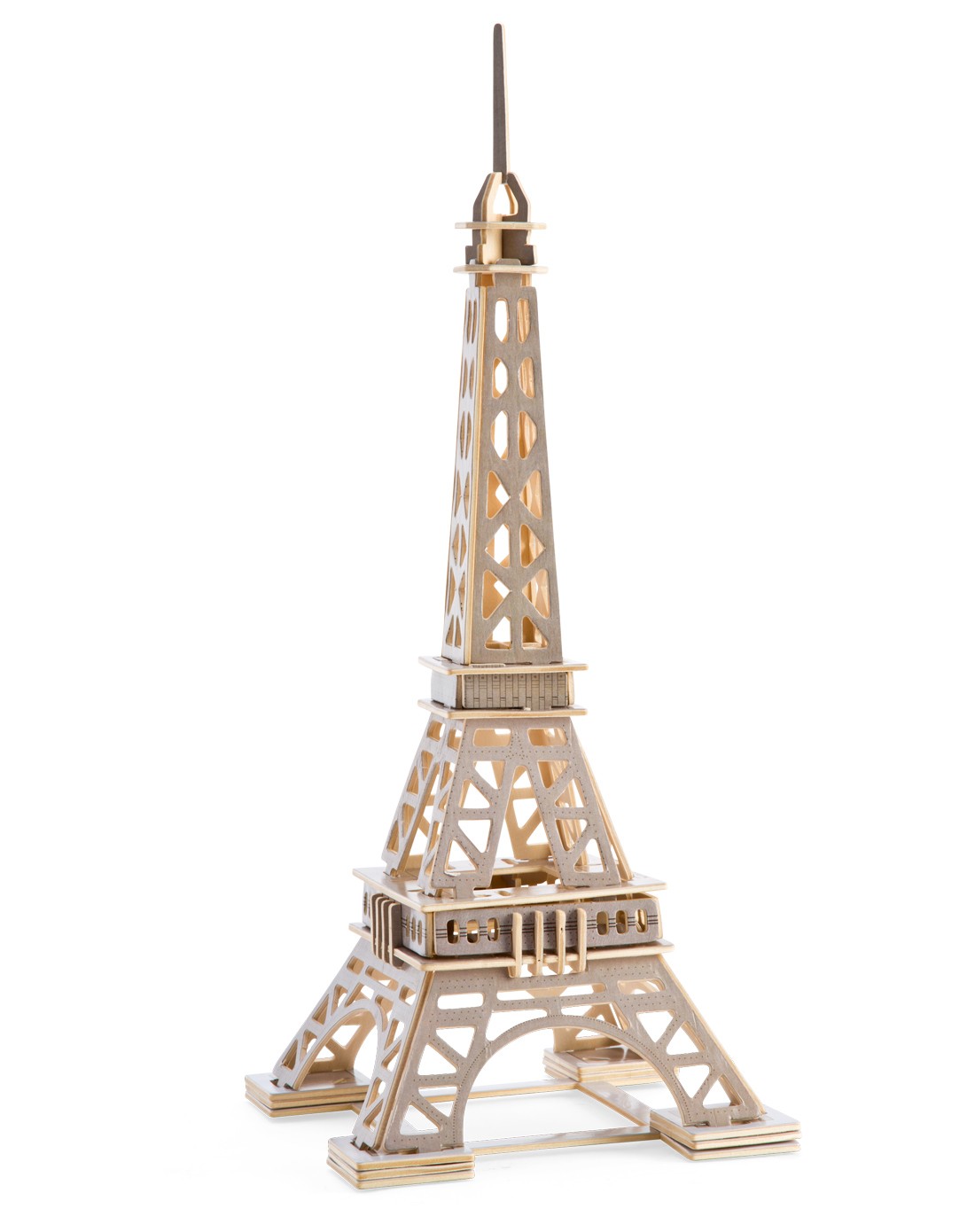 3d世界建筑系列儿童木质仿真拼插玩具埃菲尔铁塔