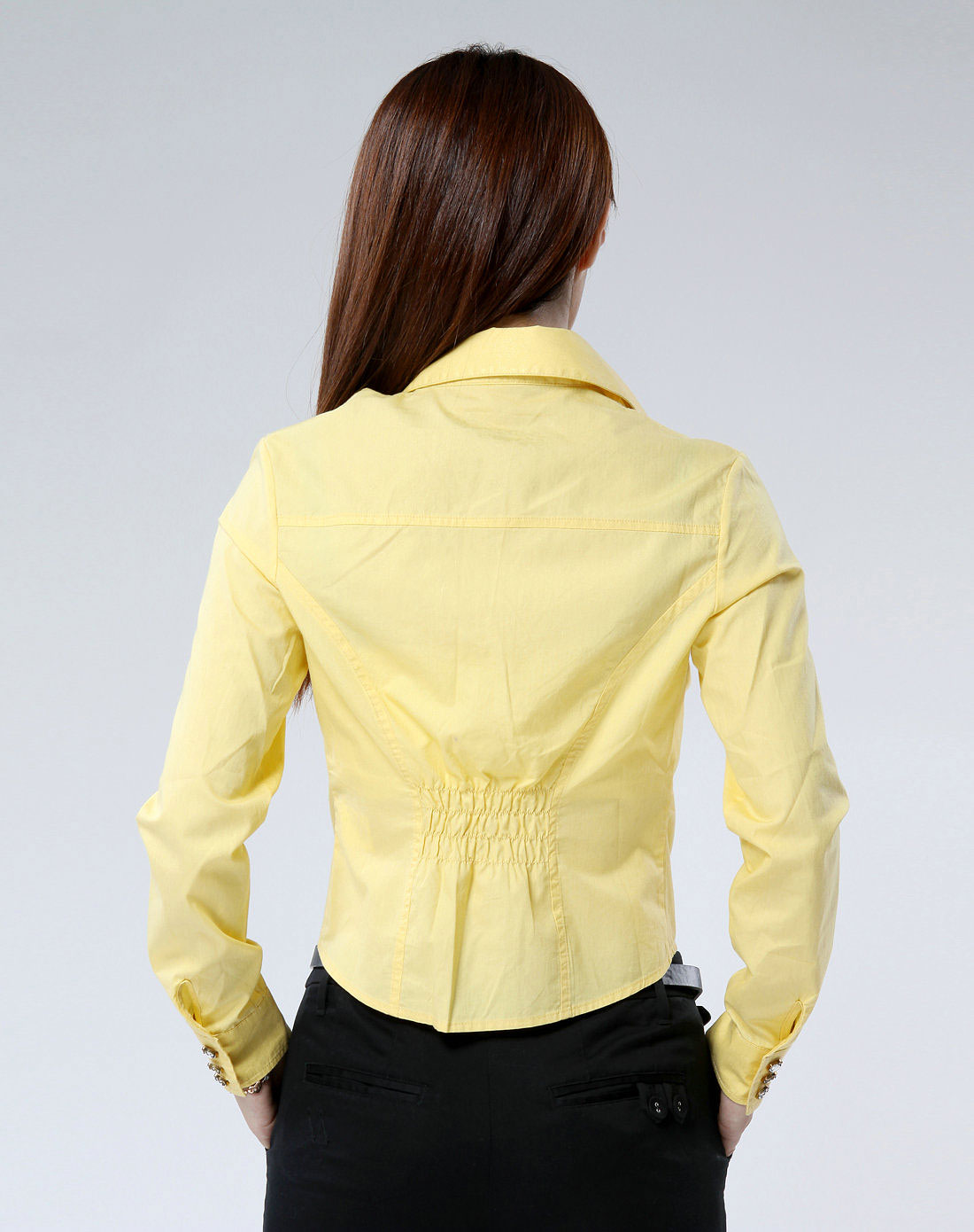 女装黄色衬衫