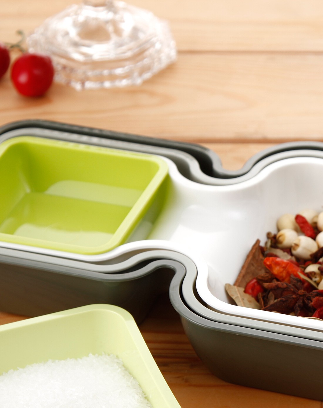 多功能菜肴调料盘6入