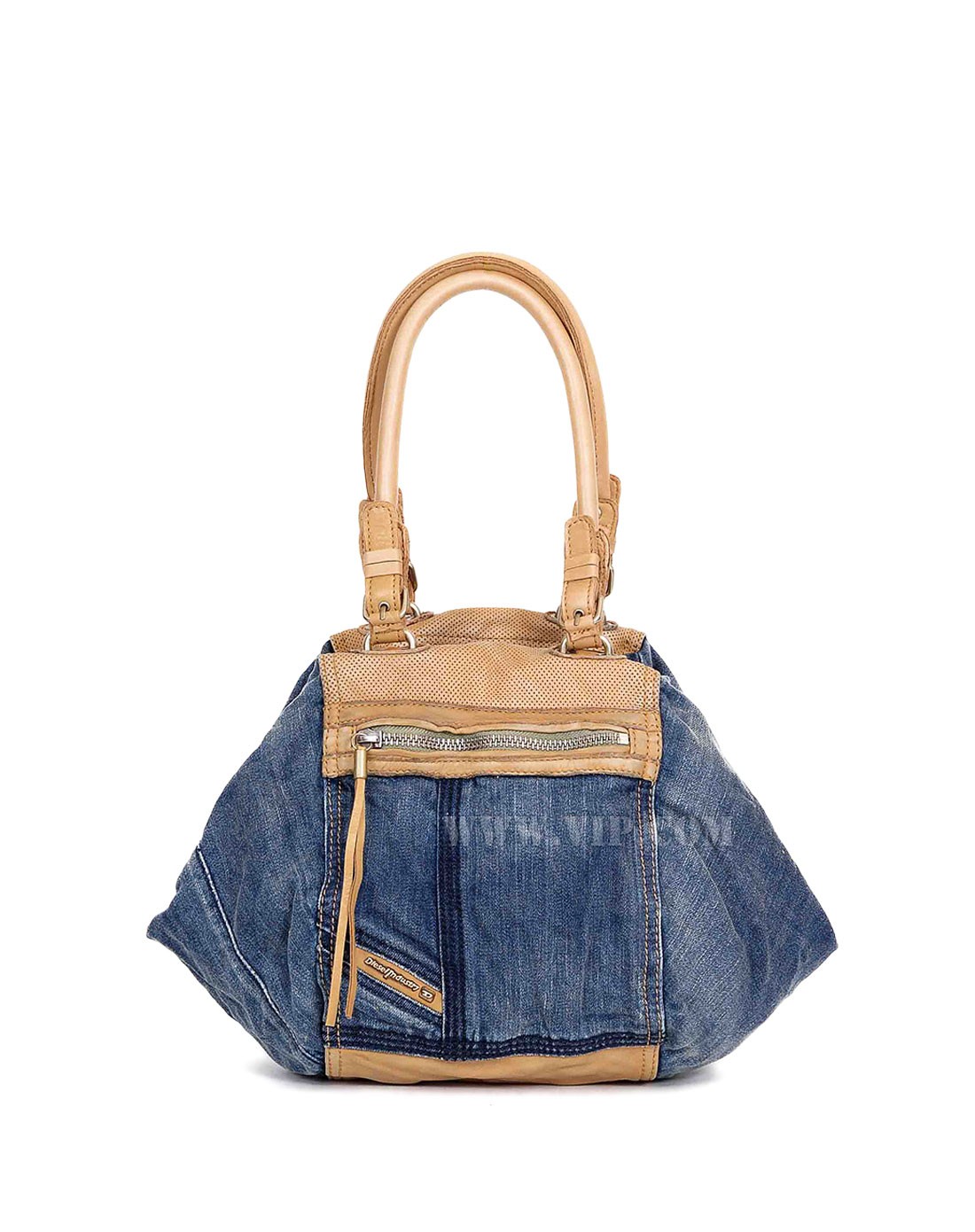 > 女款时尚髙贵牛仔布手提包