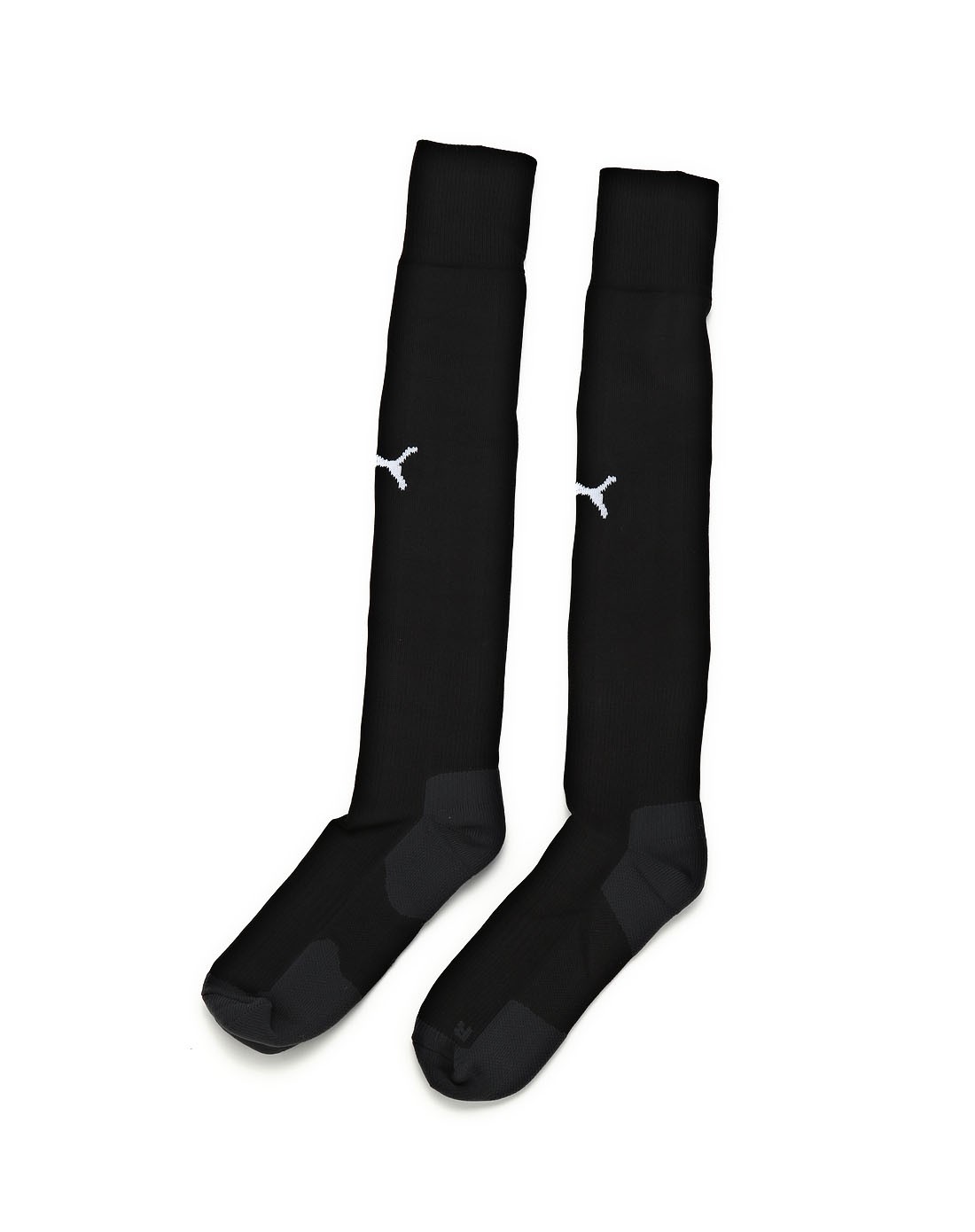 运动舒适 男款黑色长筒足球袜 足球系列