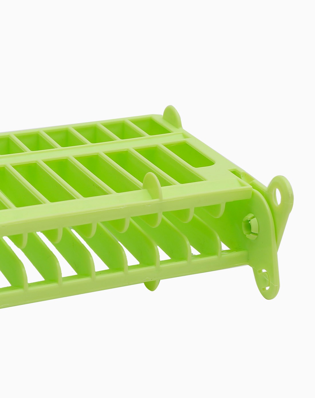 【2件起售】折叠式餐具沥水架(绿色)