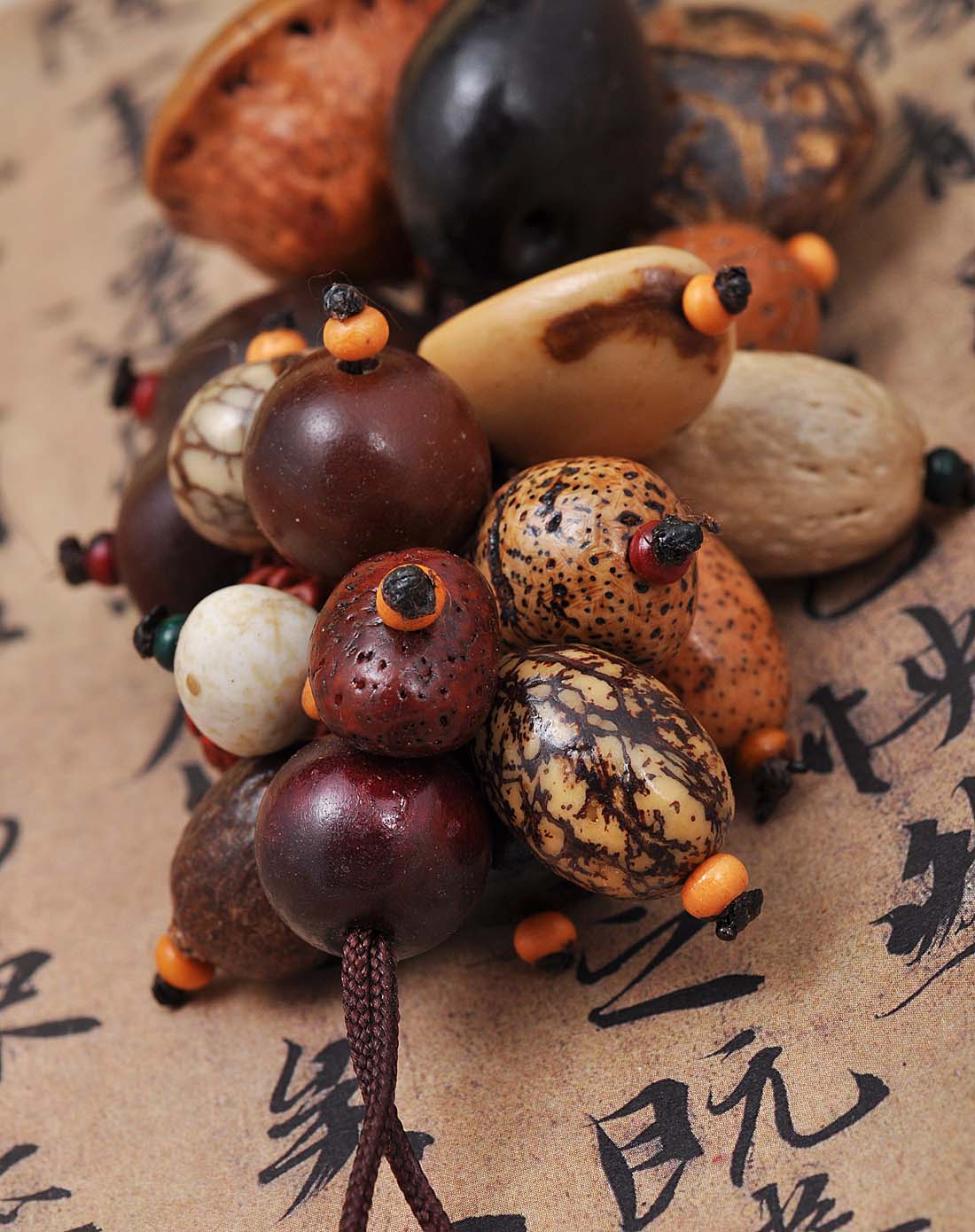 精选车饰之十八子缅茄菩提车挂