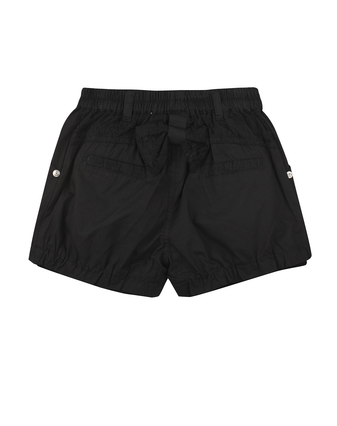 女童木炭黑短裤