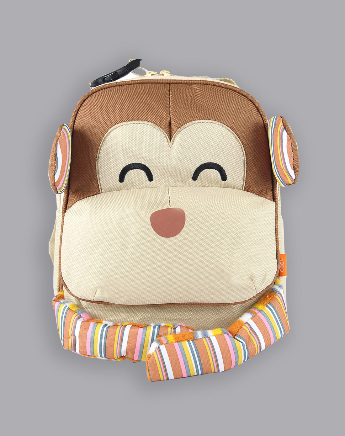 宝贝心语 卡其色小猴子保温背包