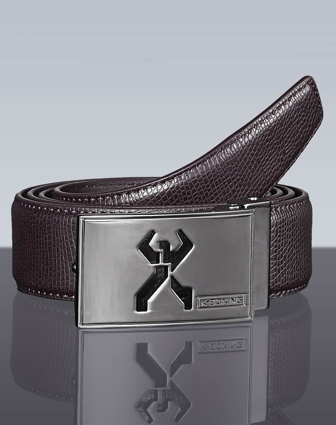 劲霸&cncn男装咖啡精致小金人镂空休闲皮带ncdu3229g02_唯品会