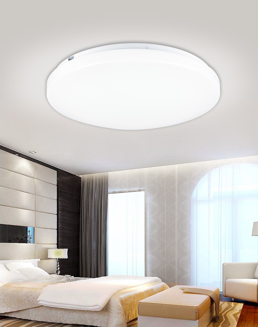 > 月白led节能吸顶灯18w(含光源)