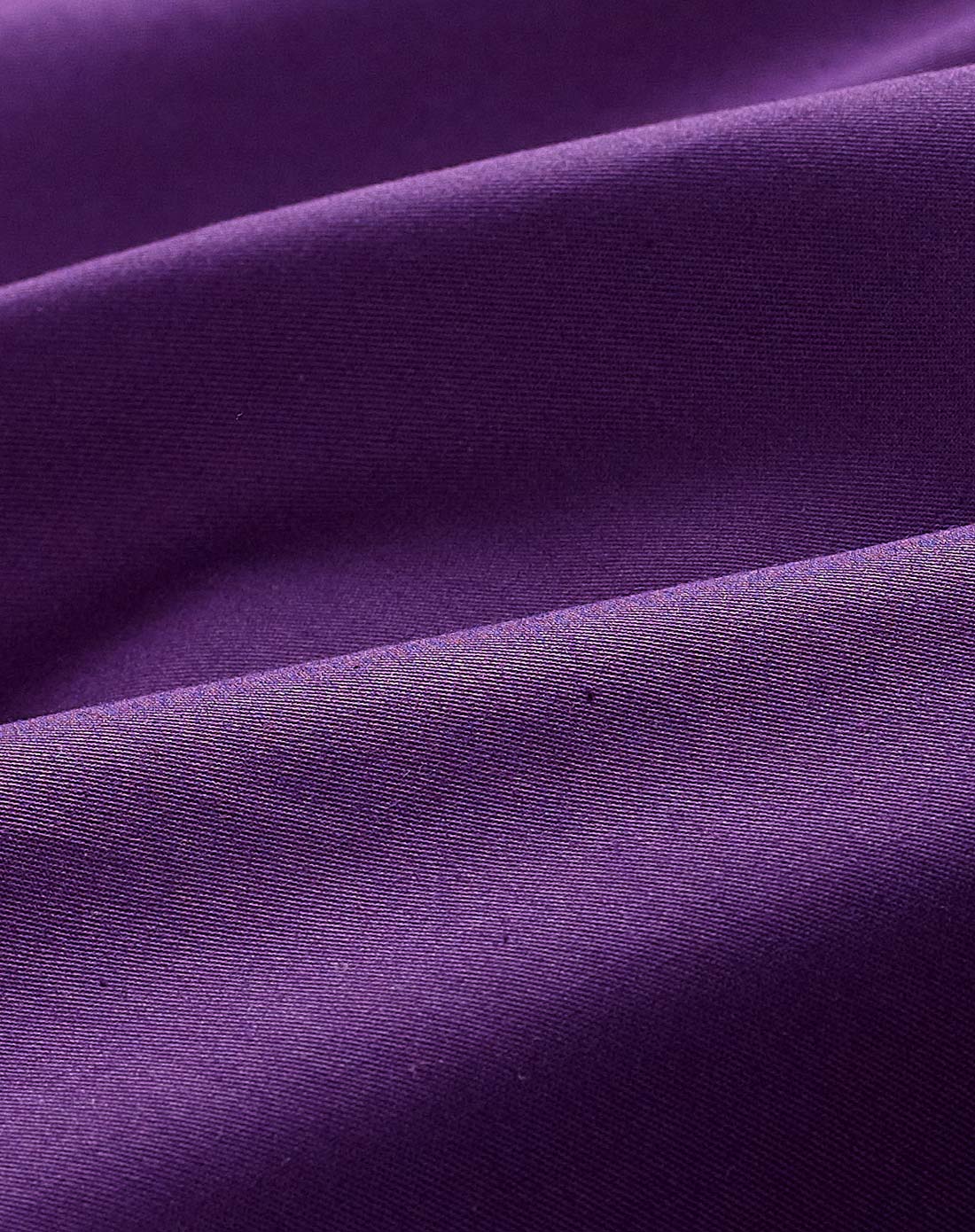 深紫配浅紫40贡缎素色全棉四件套1