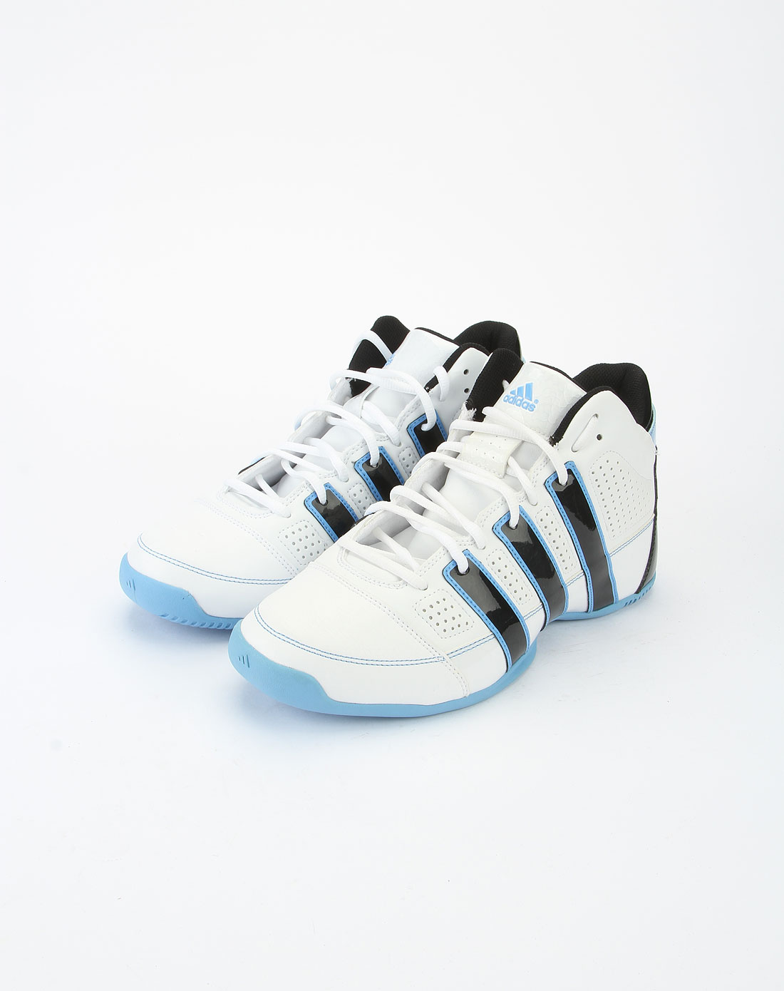 白色透气绑带个性篮球鞋