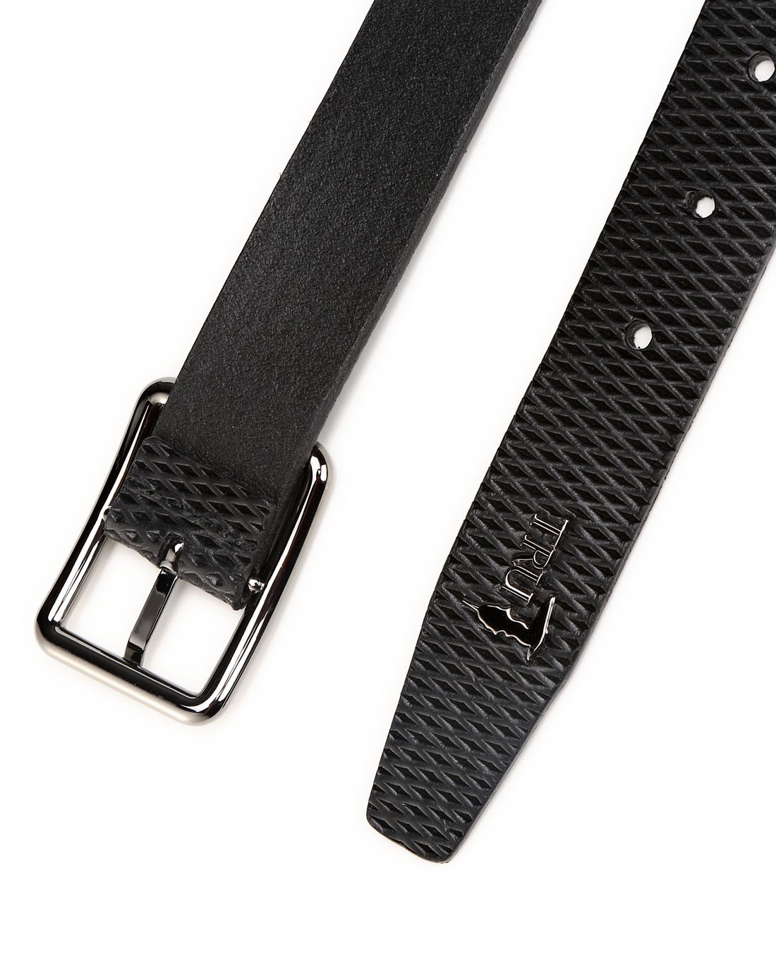 杜鲁萨迪trussardi旗下男女男款黑色魅力时尚牛皮皮带t52ec022j339s