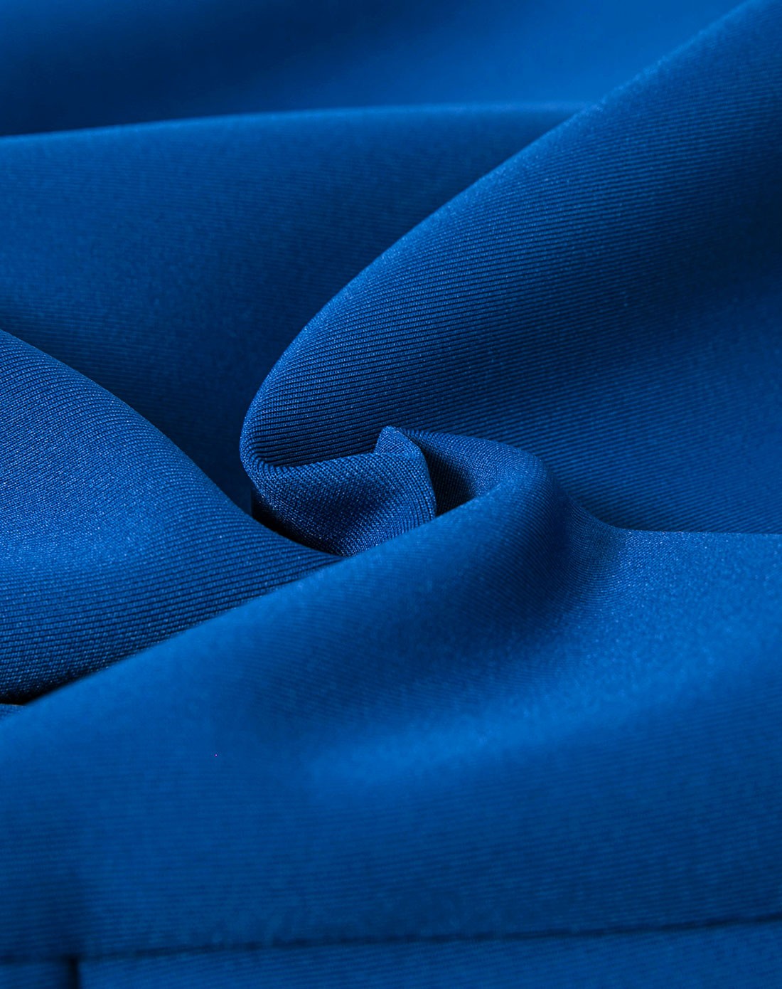 蓝色简约时尚百搭半身裙纯色空气层短裙