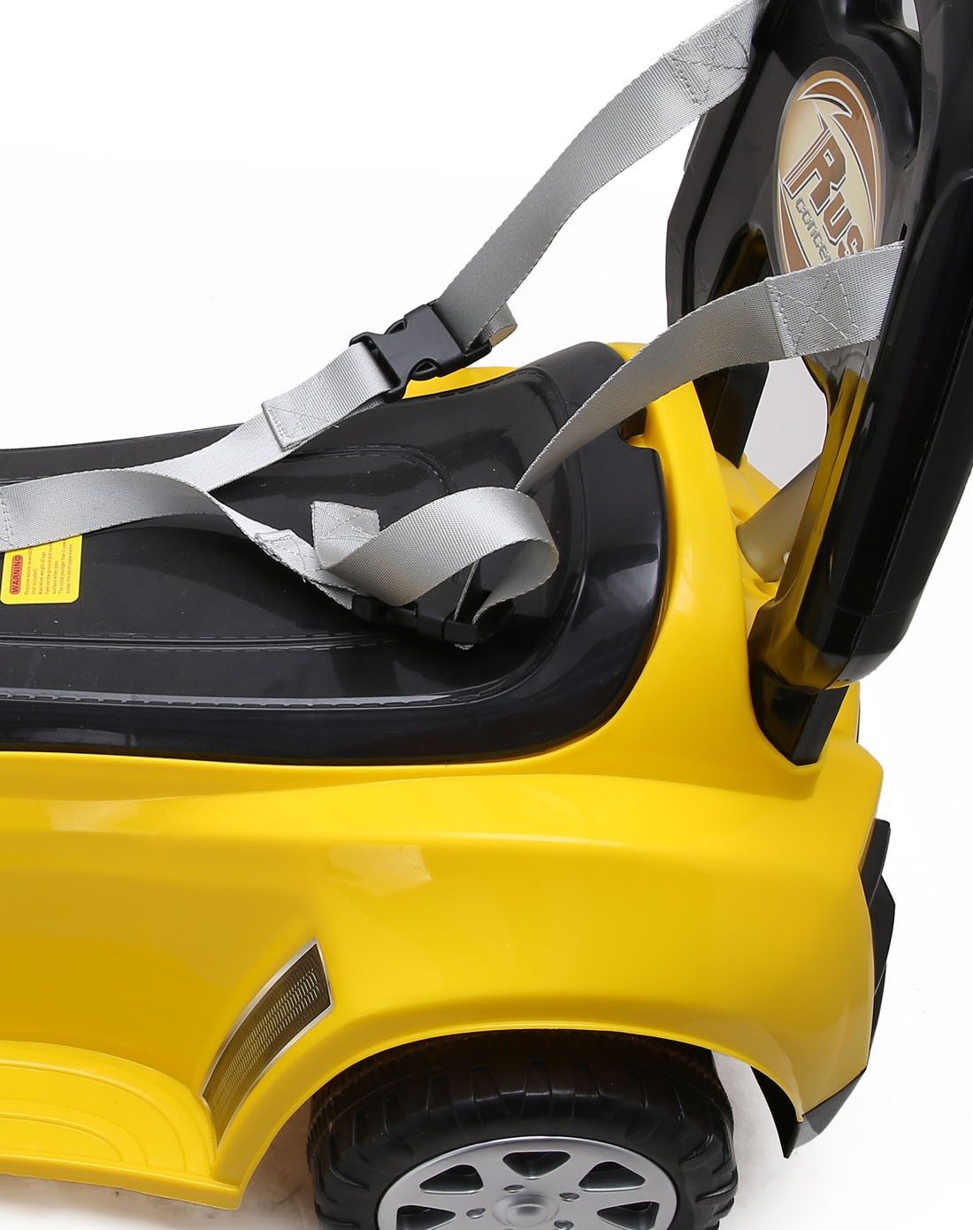 【新款】仿真机器人助步车伸缩推把带音乐黄色