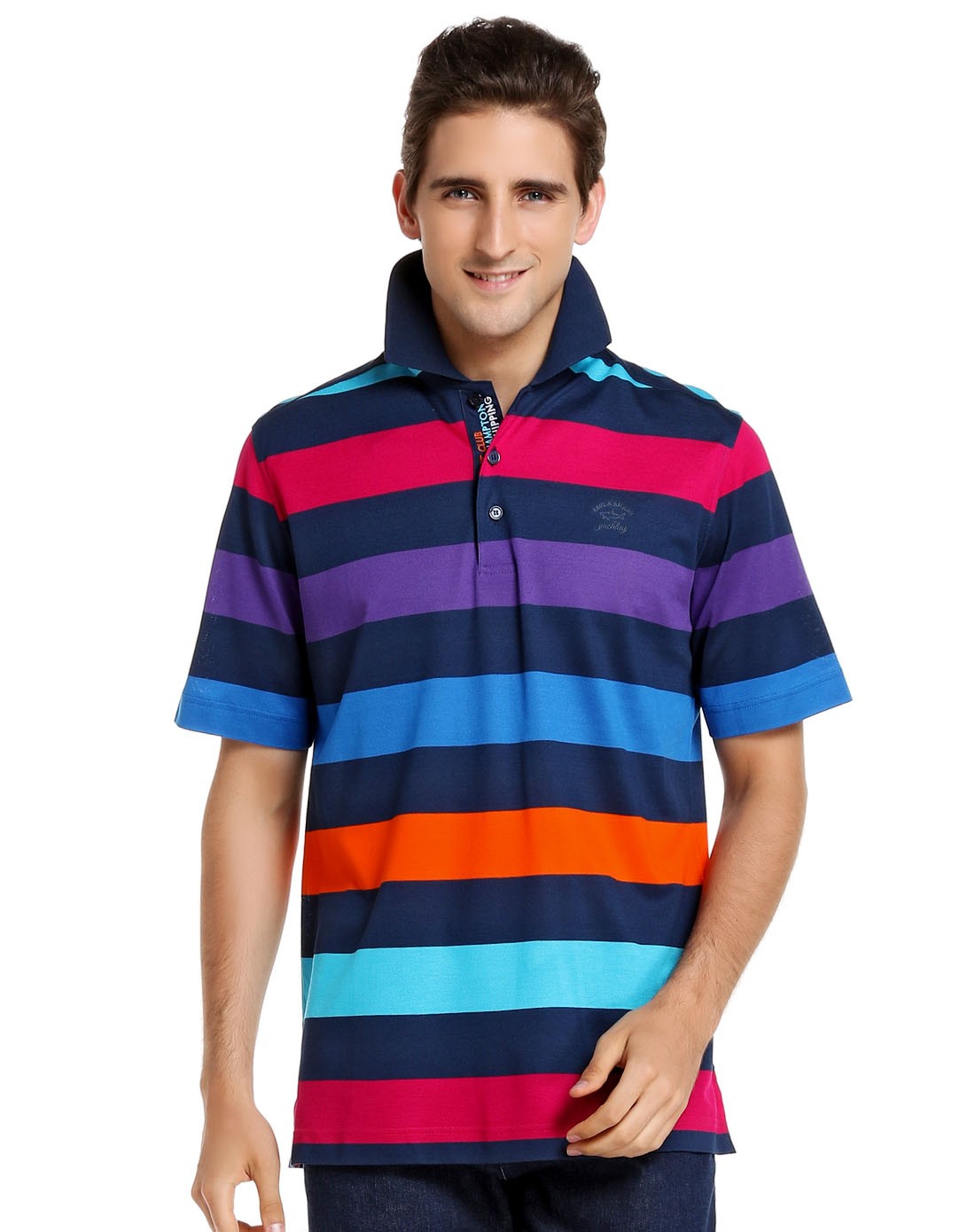 paul&shark深蓝/多色个性百搭短袖polo衫cpep0173475*c2zzzz_唯品会