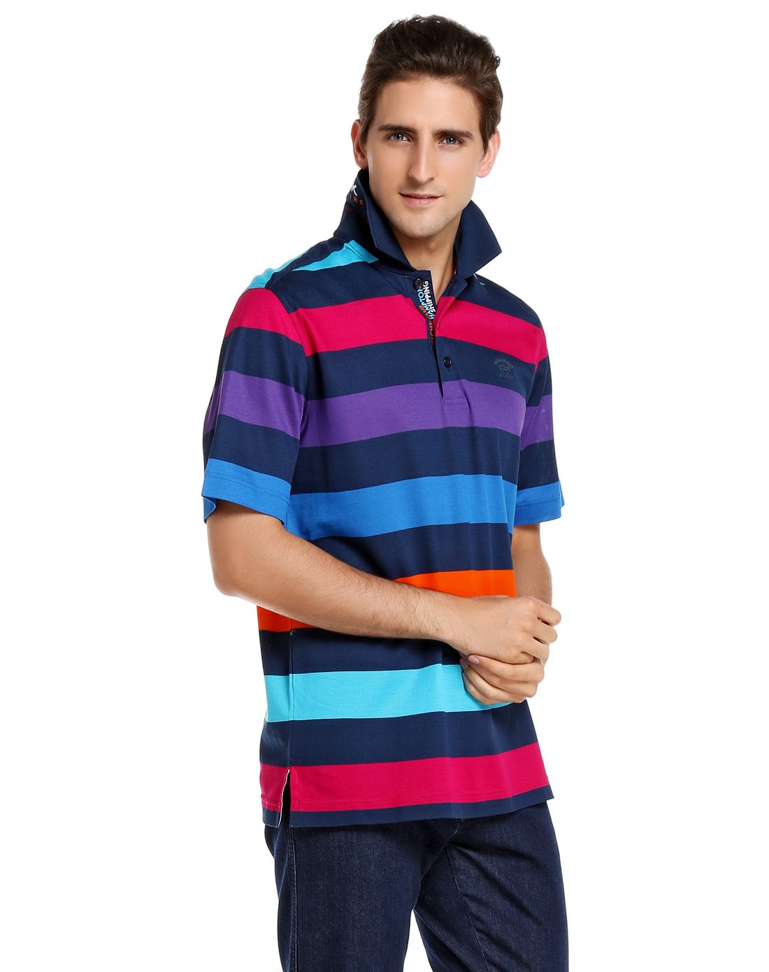 paul&shark深蓝/多色个性百搭短袖polo衫cpep0173475*c2zzzz_唯品会