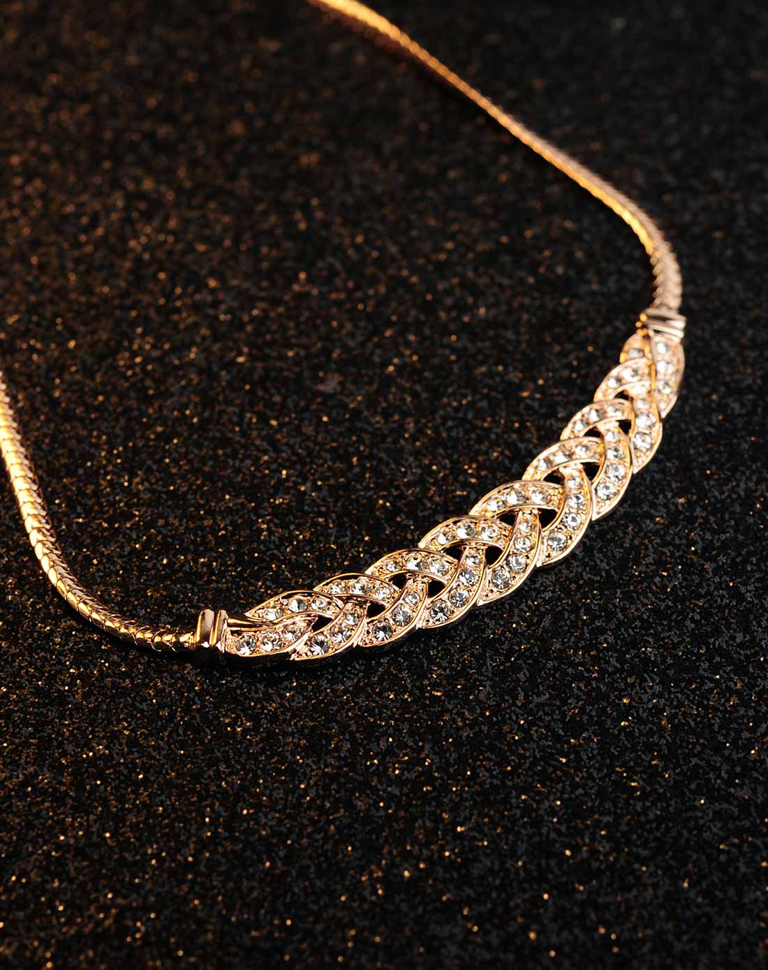 奥地利进口水钻圆舞曲项链