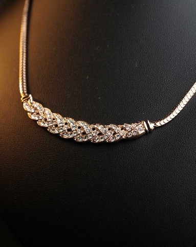 奥地利进口水钻圆舞曲项链