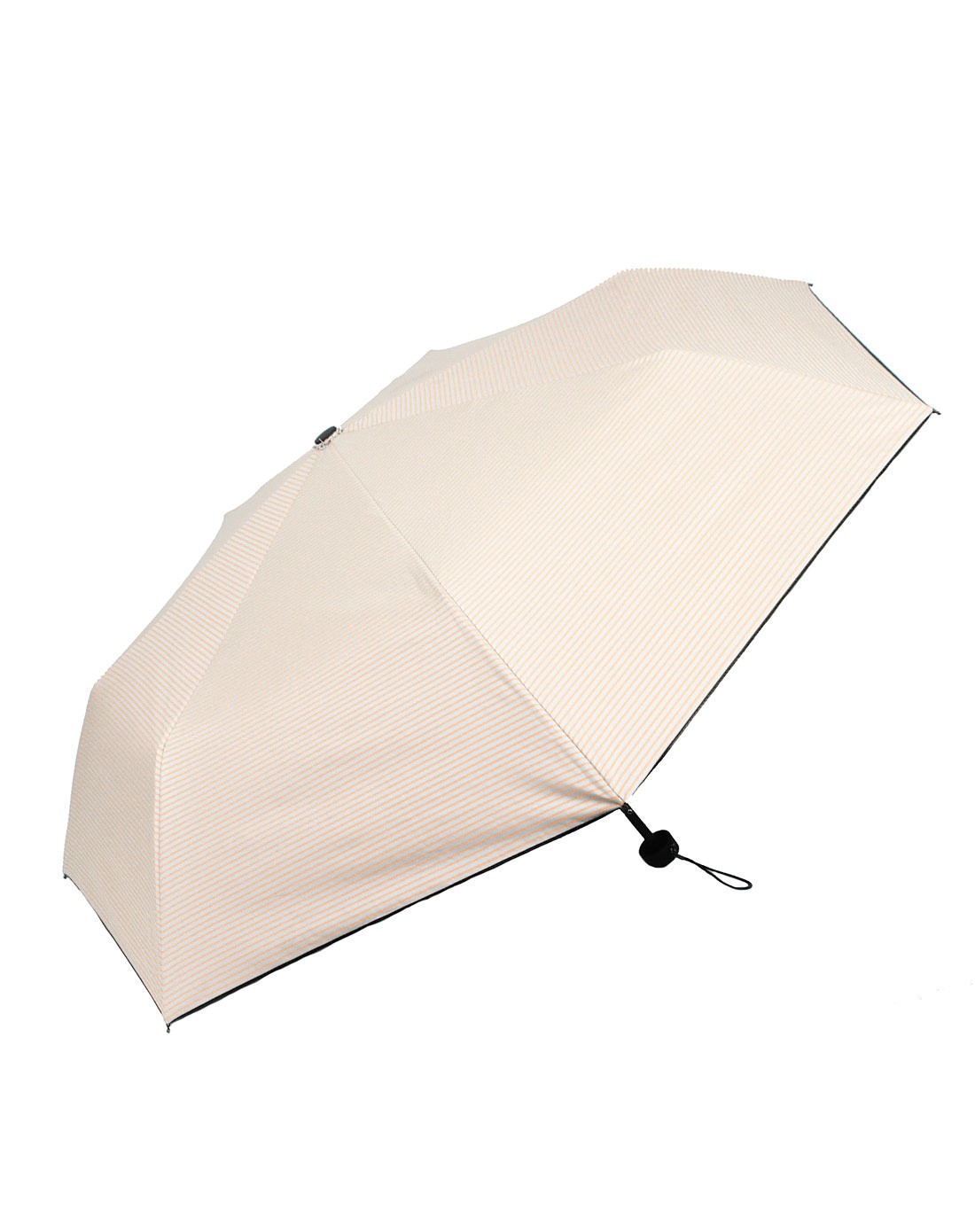 三折黑胶超强抗紫外线条纹伞