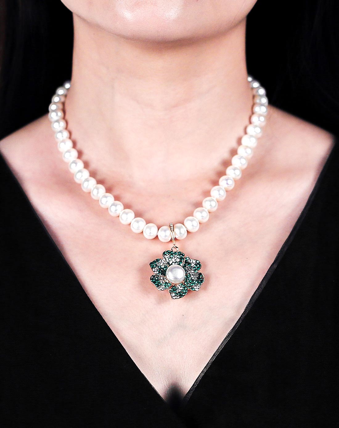 水年华snh珍珠水年华传世经典款珍珠项链唯品会首发snh2015398_唯品会