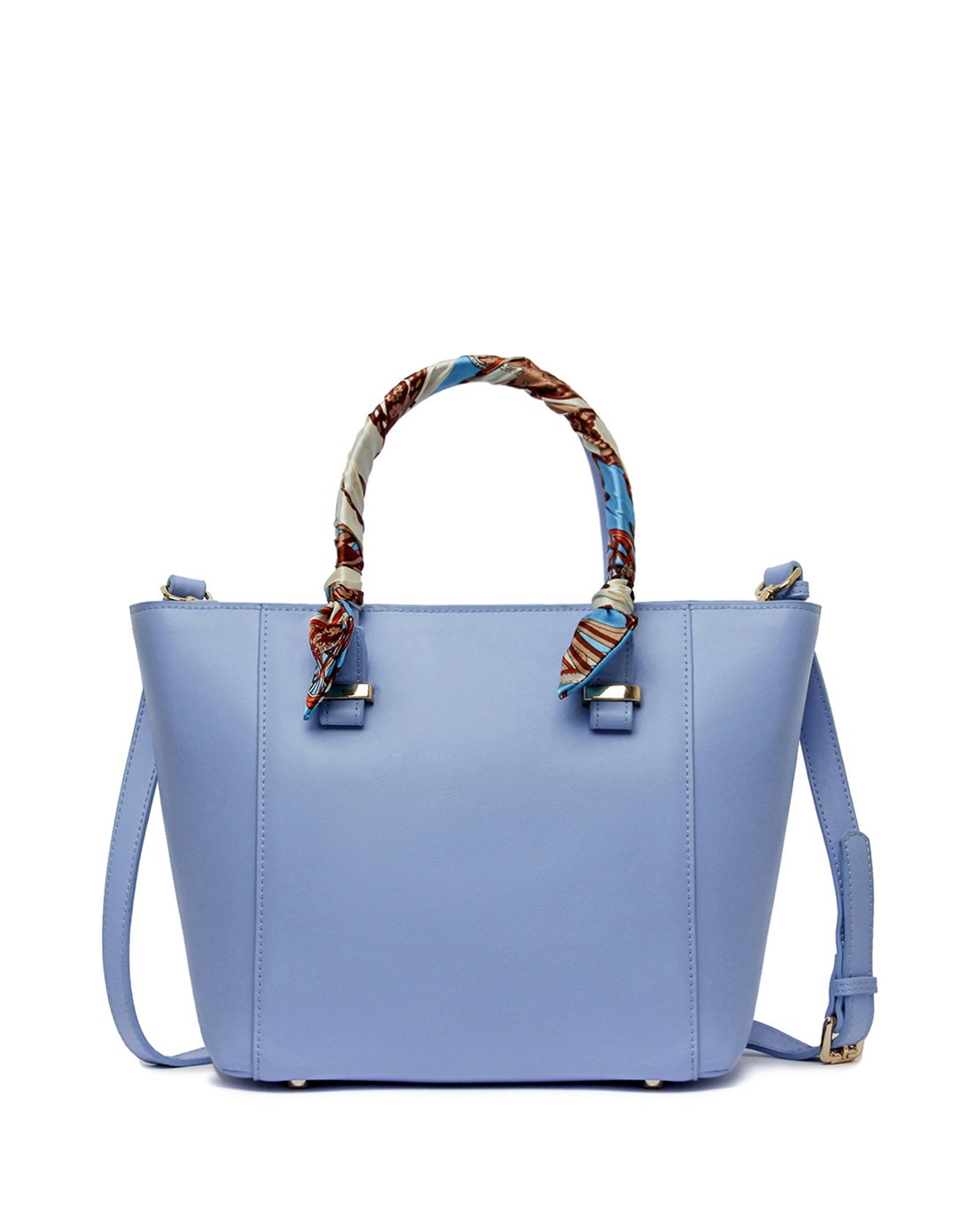 艾格森/aigson浅蓝色简约时尚女士手提包