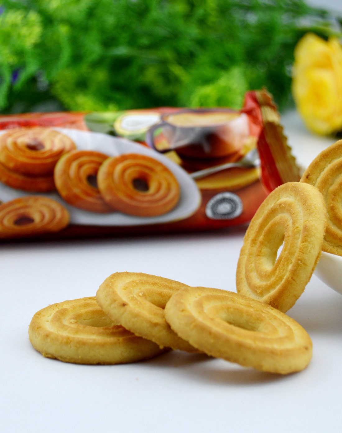 【印度尼西亚进口】可丽椰香味曲奇饼干110g*6袋