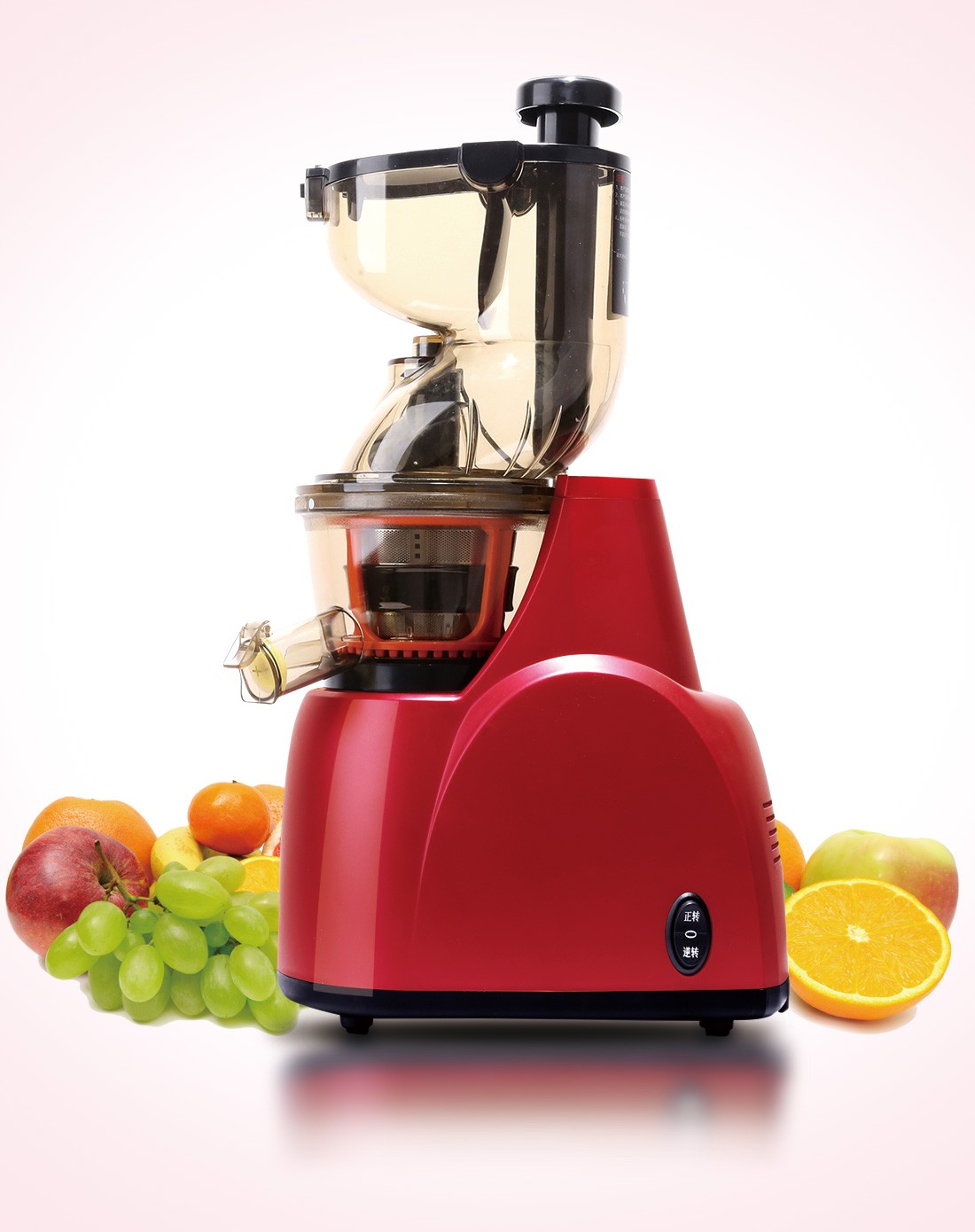 > 超省事90mm安全大口径整果榨原汁机
