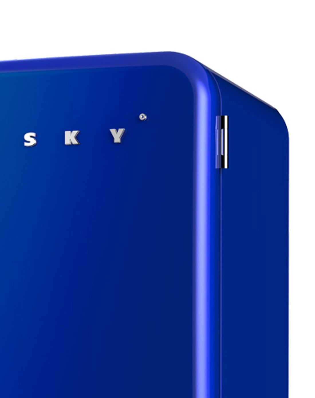 哈士奇冰箱专场英式复古单门冷藏小冰箱 130l 宝石蓝bc-130r蓝色_唯品