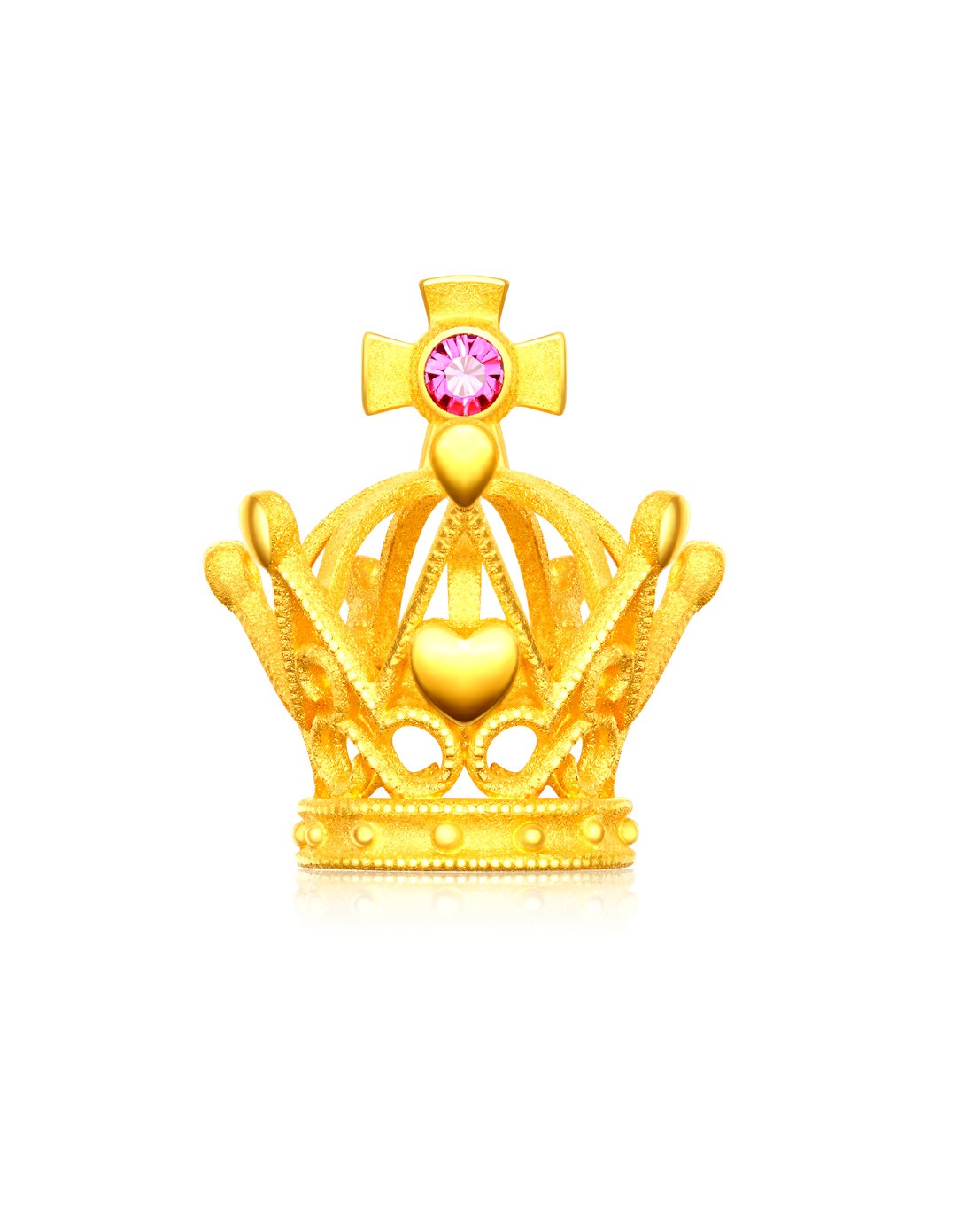 皇冠系列 为爱加冕 足金精品吊坠