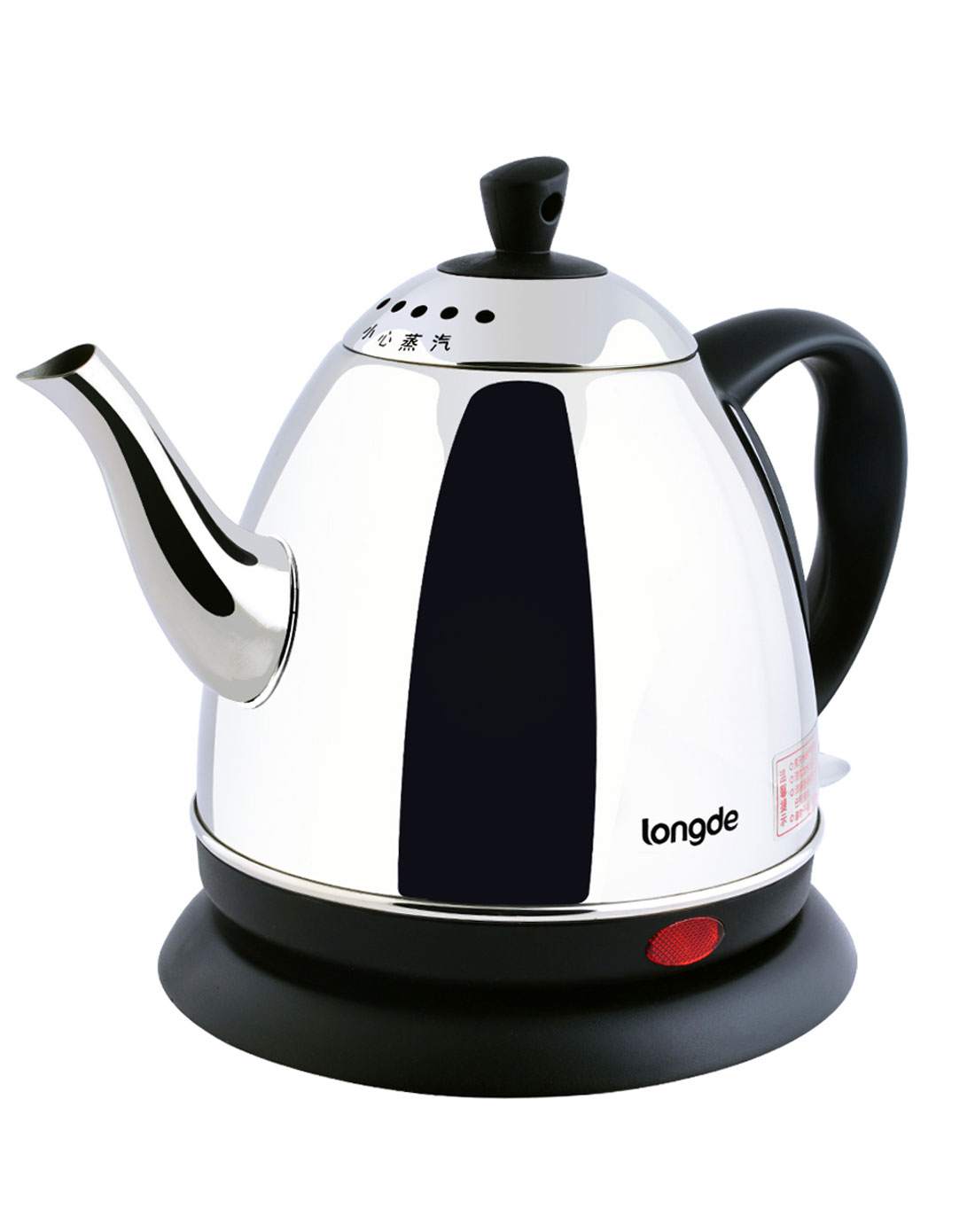 龙的0.8l全不锈钢经典壶嘴电水壶