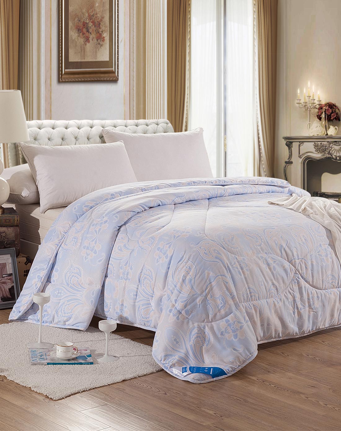 200cm*230cm植物羊绒春秋被-美浓 5.6斤