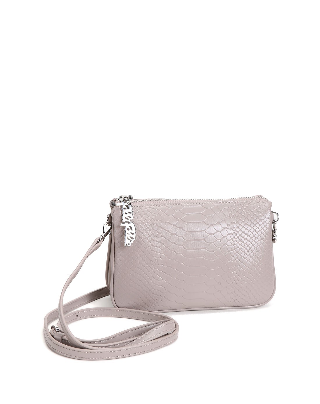 folli follie 精美小巧斜挎包 浅灰色