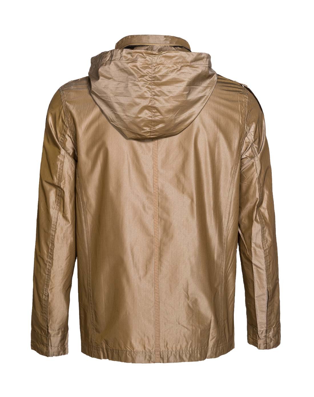 木林森户外服装清仓专场防风透气 男款卡其风衣 休闲户外7305103702