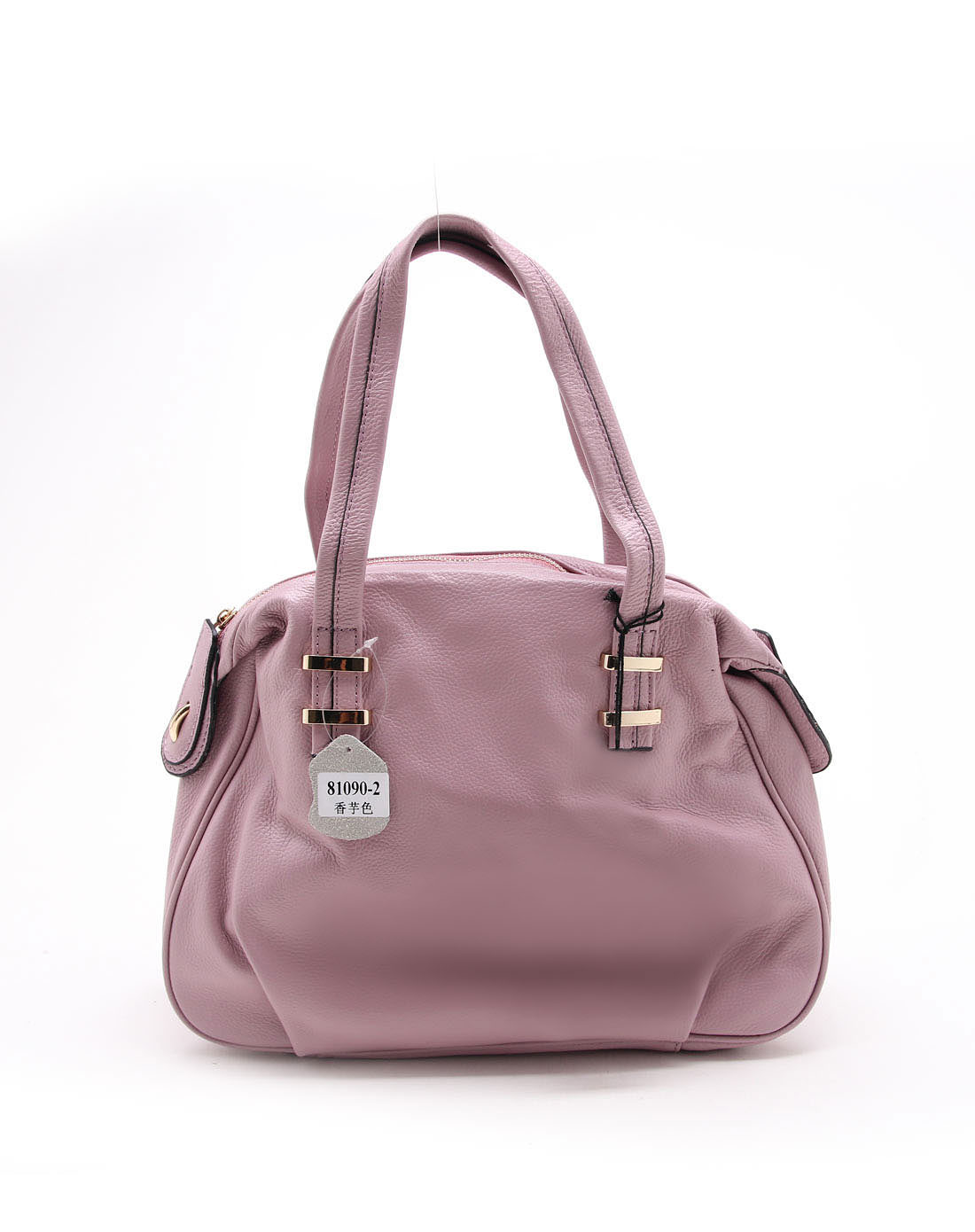 黑桃皇后queen spade女包专场-简约大气浅紫色单肩斜挎包