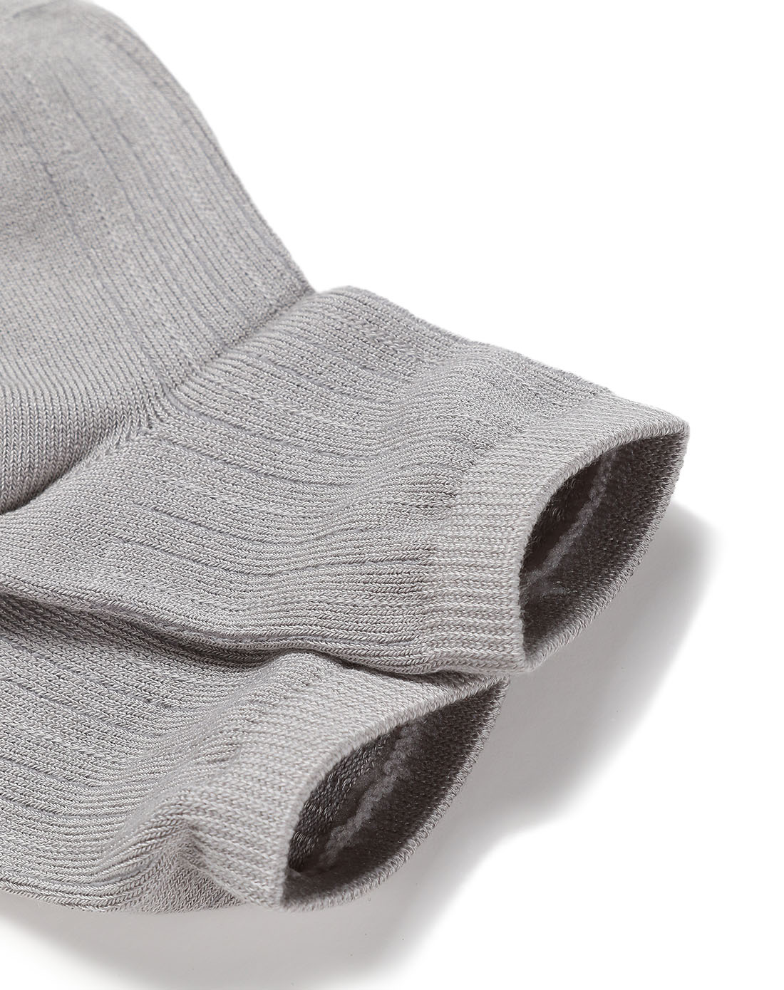 aimer kids儿童浅灰色舒适简约袜子