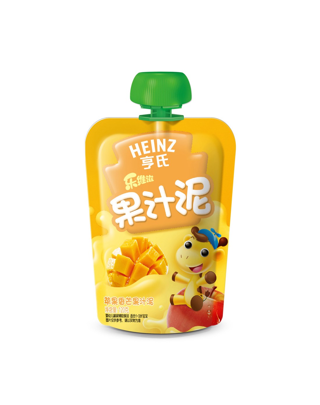 亨氏果汁泥八口味二十四袋套餐