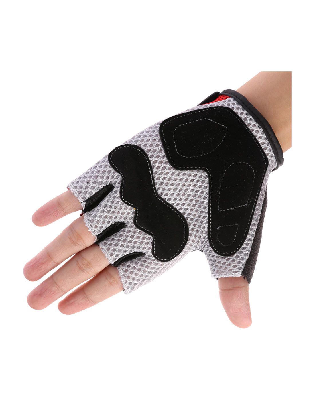 玛丁图mountaintop骑行装备专场红色防滑耐磨骑行手套qxst03-1_唯品会