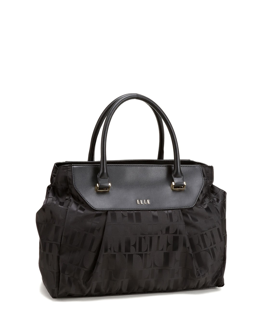 elle织锦料手提包