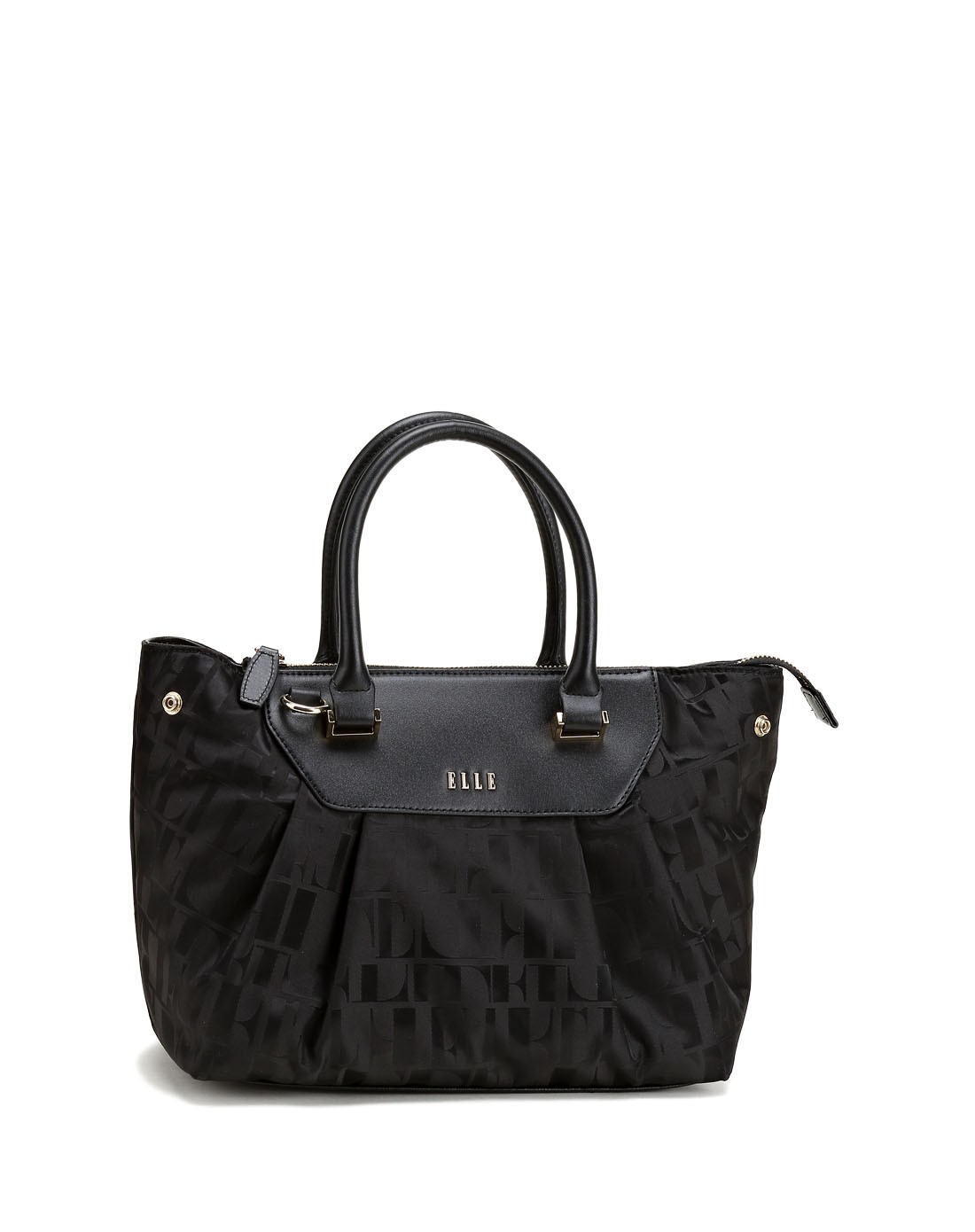 elle 黑色时尚优雅手提包
