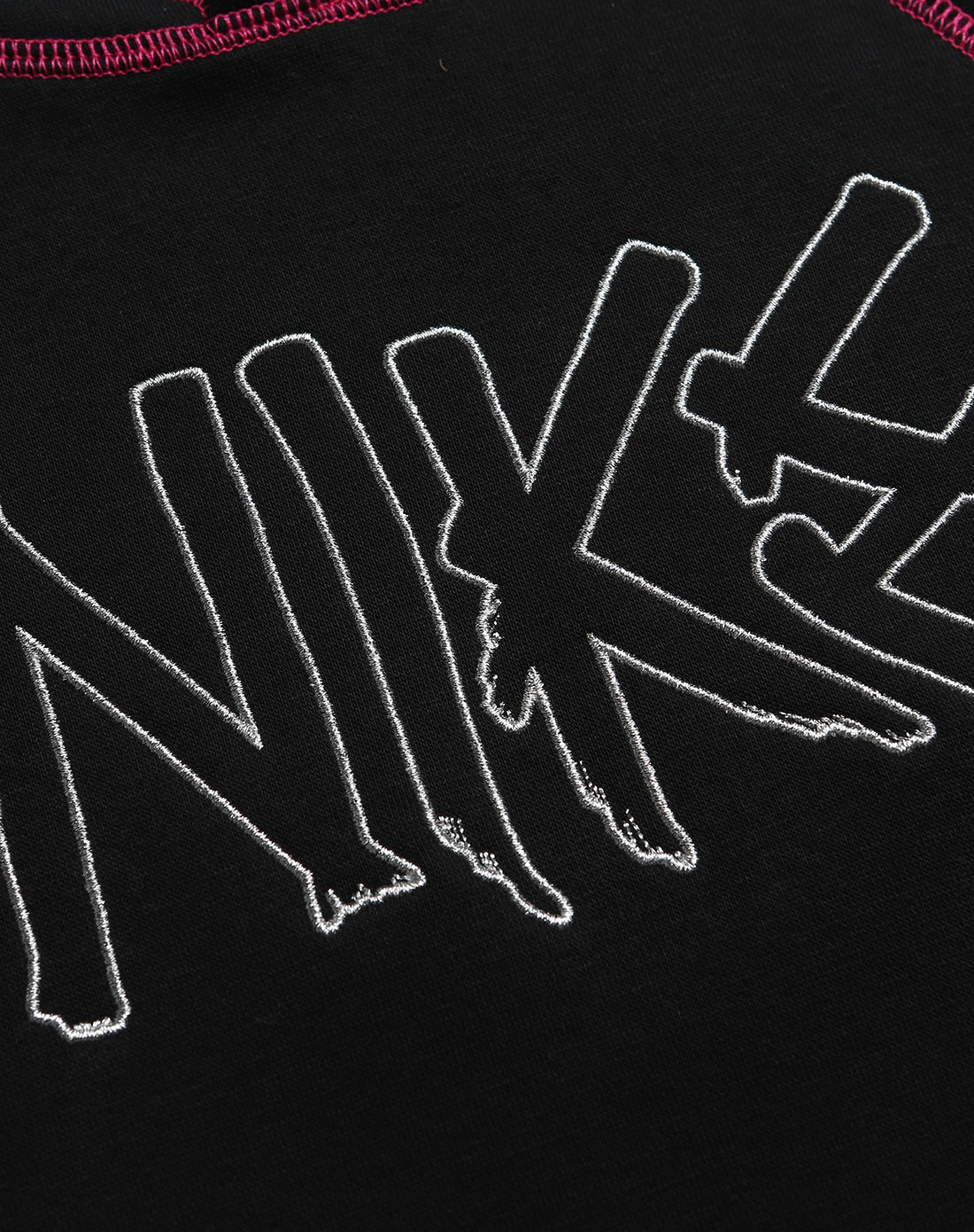 耐克nike男女童女大童正黑套头卫衣23212ho737023_唯品会