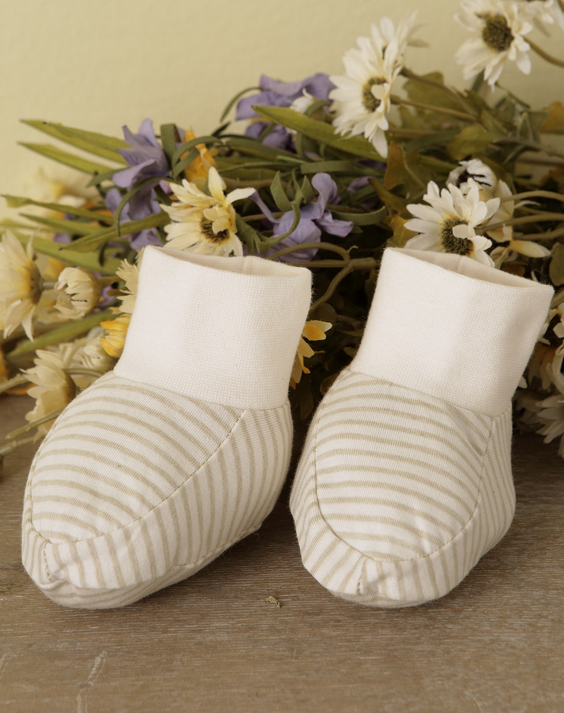 【两件起售】中性宽绿条双面布脚套