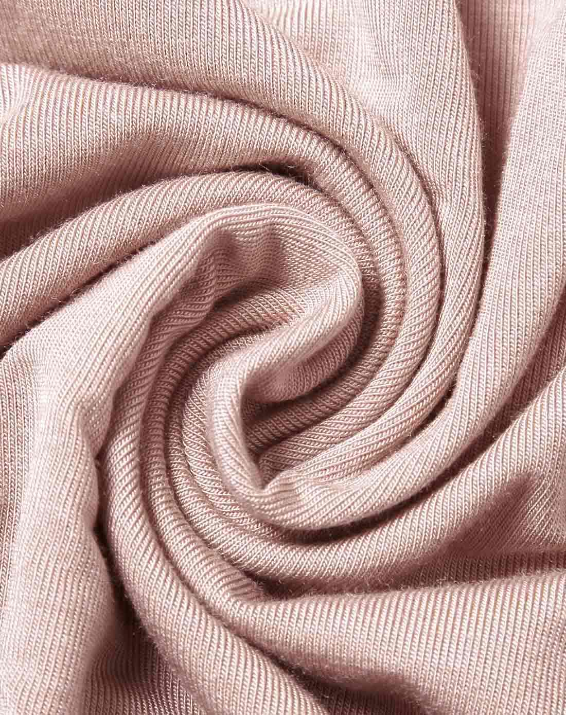 藕色圆领斯文大方无袖连衣裙