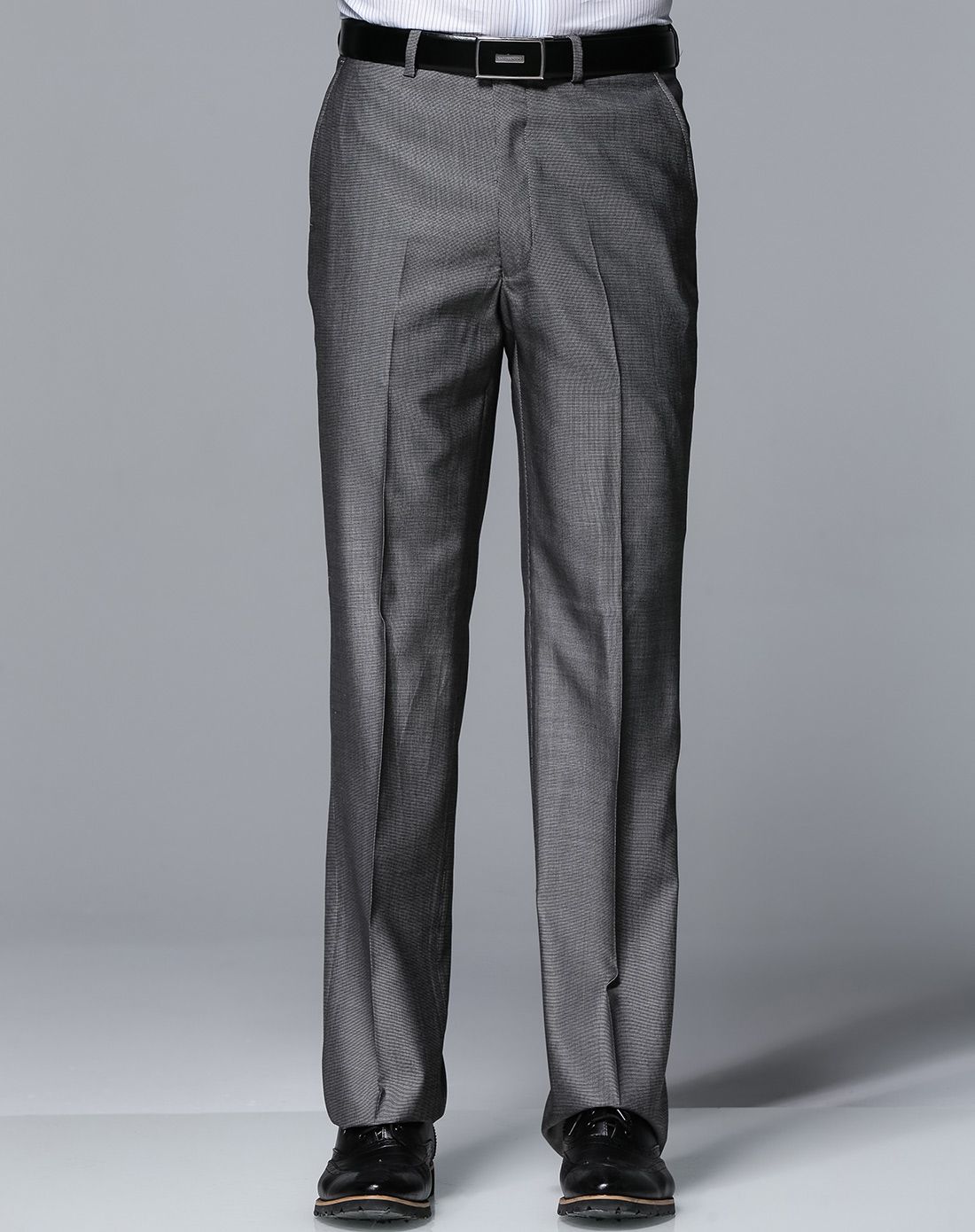 男款深灰色时尚舒适长西裤