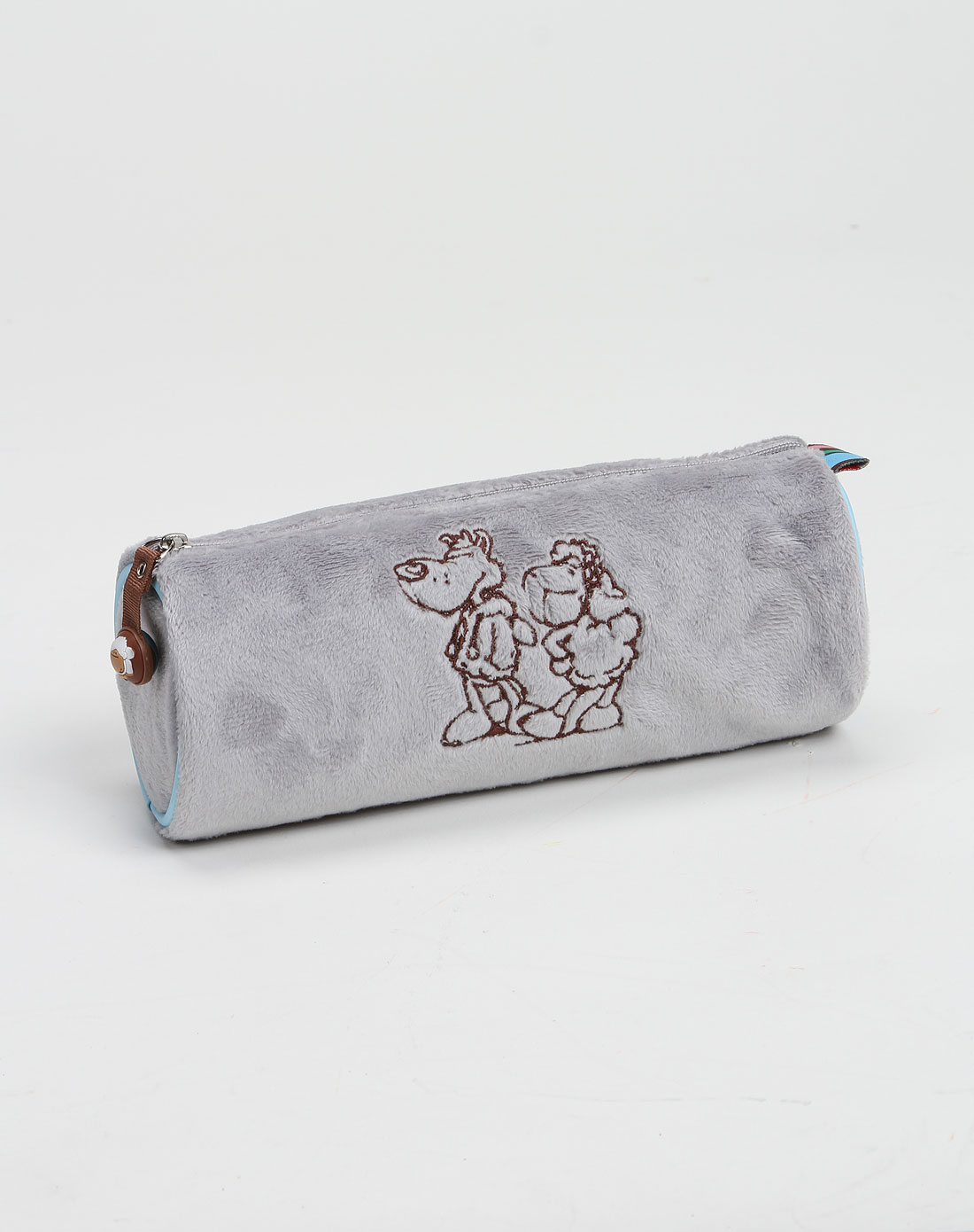 nici 灰色毛绒笔袋