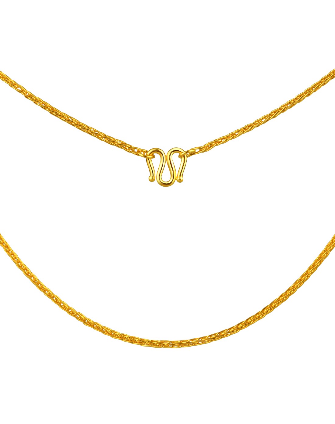 千足金黄金项链男女肖邦链(6.18克)