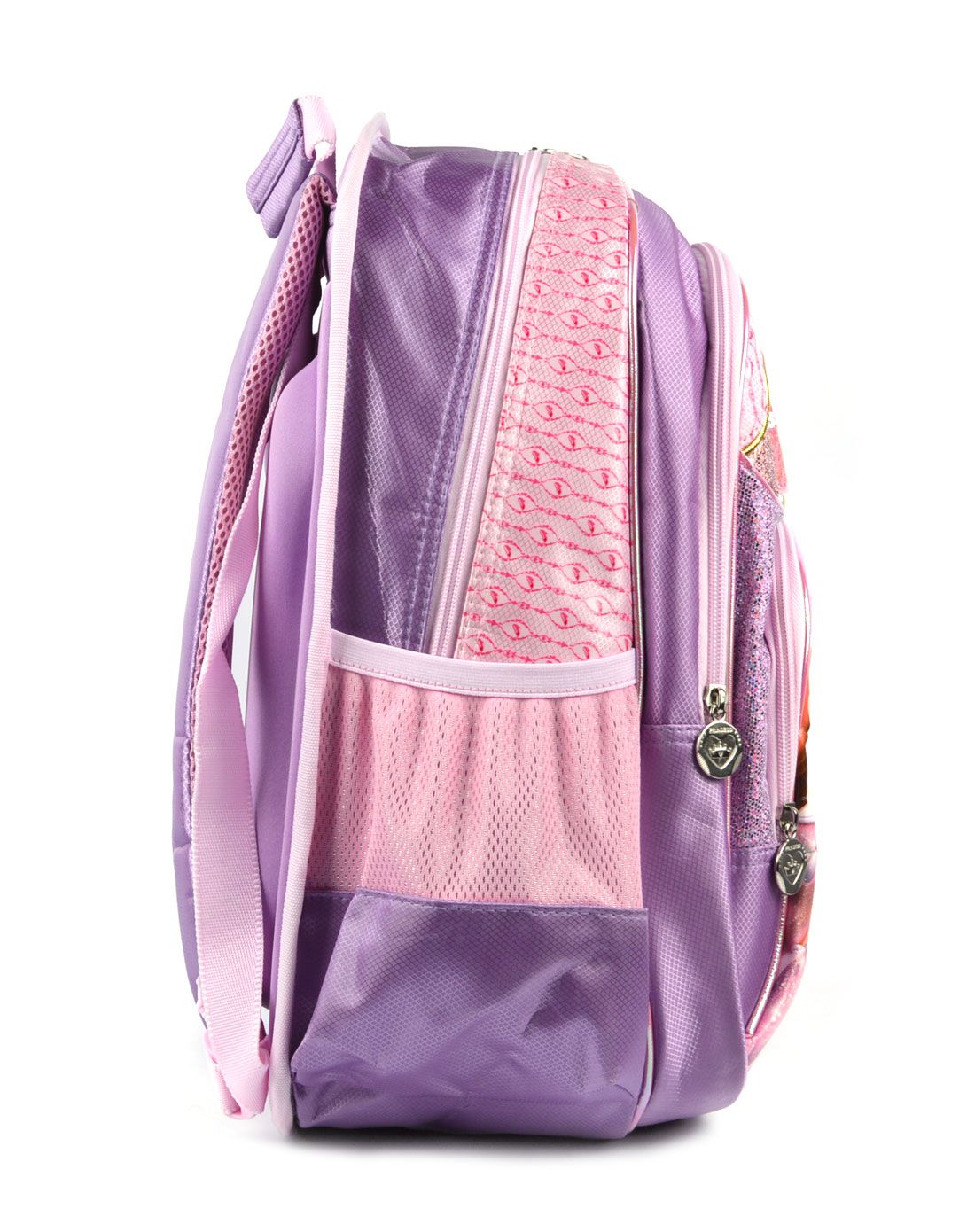 迪士尼disney女童紫色公主书包