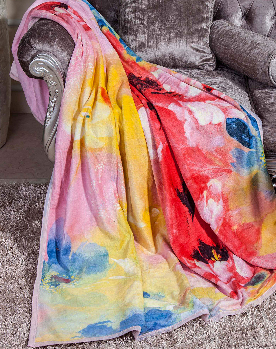 梦洁mendale 拉舍尔棉毯-9316