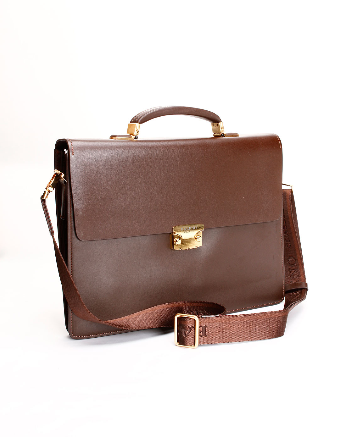 宾奴baleno啡色时尚两用商务包1fn070130-01810_唯品会