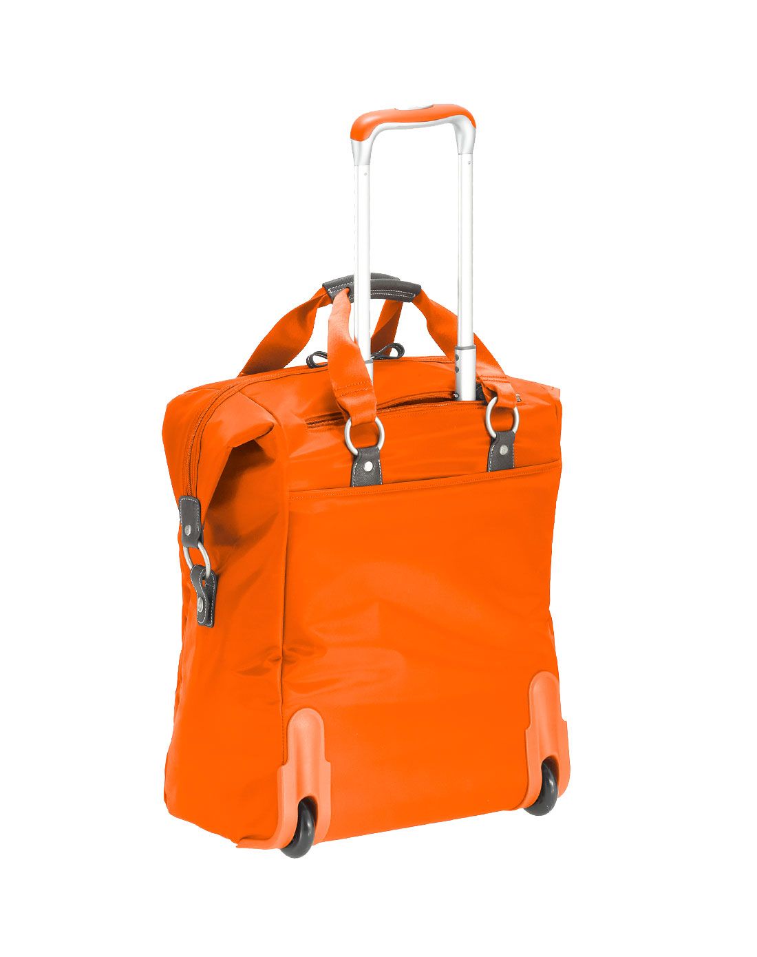 > 橙色18英寸简约轻便折叠拉杆箱