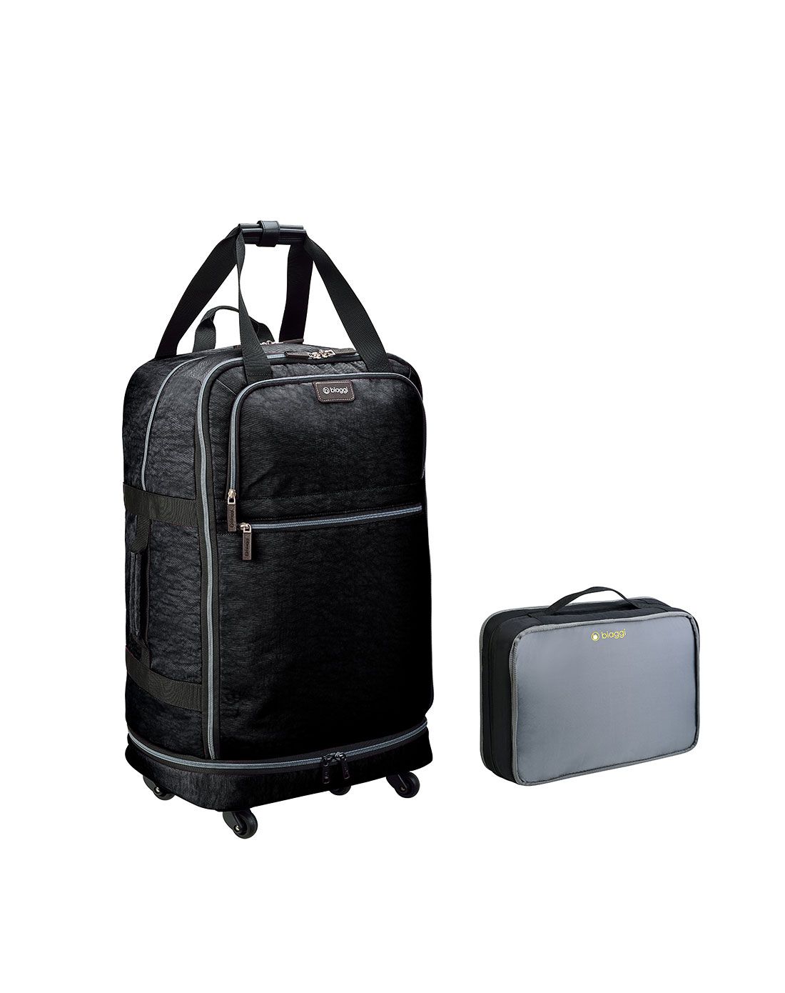 > 黑色31英寸可折叠便携旅行包