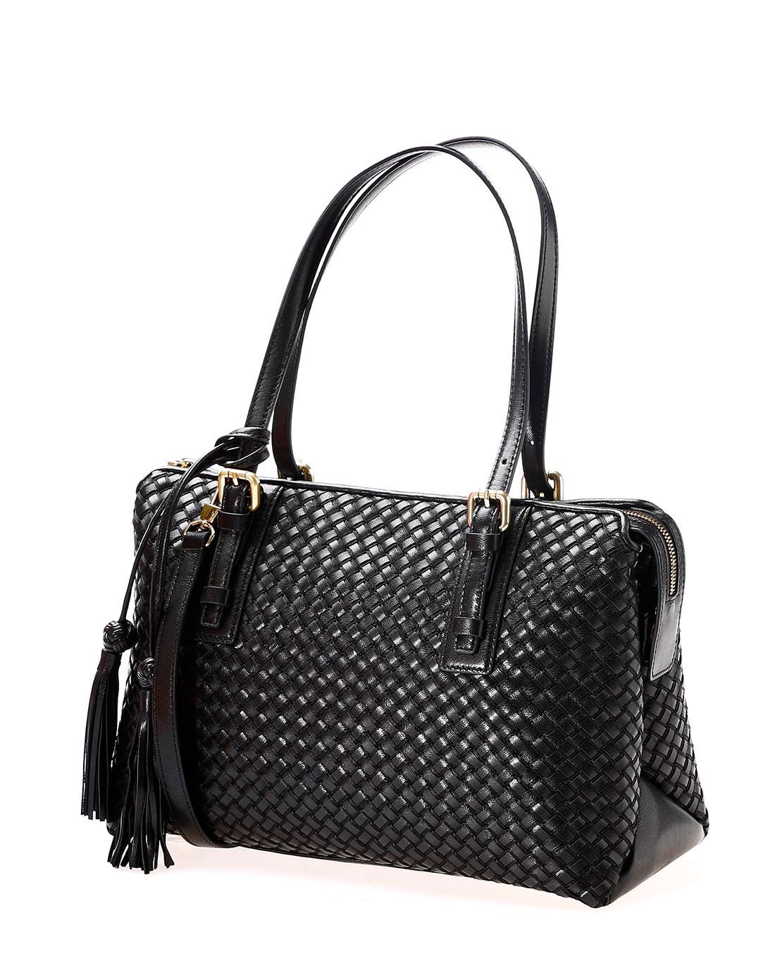 兰黛61飘lauderpal羊皮黑色香槟系列手拎包w158650129410_唯品会